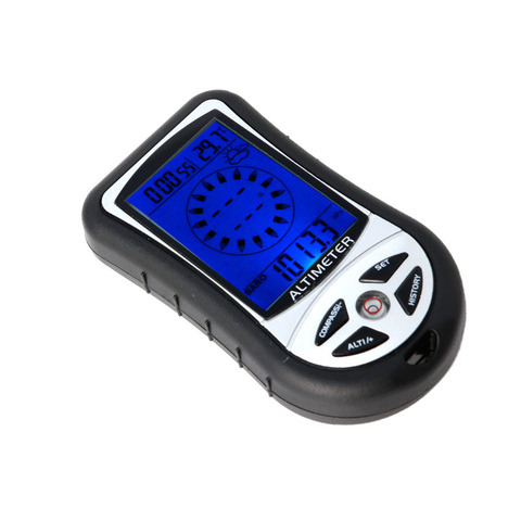 Digital 8 in 1 LCD Compass Barometer Altimeter Thermo Temperature Clock Calendar 54DE ► Photo 1/6