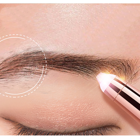 New Design Electric Eyebrow Trimmer Makeup Painless Eye Brow Epilator Mini Shaver Razors Portable Facial Hair Remover for Women ► Photo 1/5