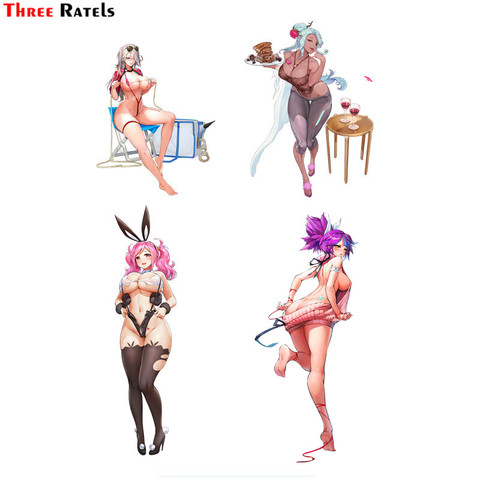 Three Ratels F27 car body sticker anime sex girl decal ► Photo 1/3