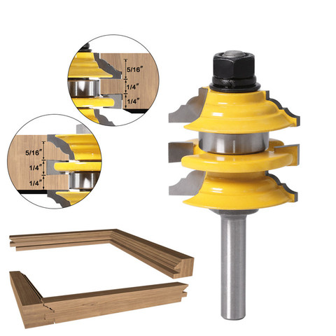 8mm Shank West-joint Router Bit Milling Cutter Woodwor Cabinet Doors Glass Door Windows Wood Cutters Woodworking Carving Tool ► Photo 1/5