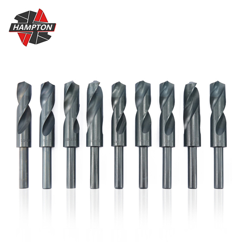 Hampton HSS Twist Drill Bit Nitriding Coating Gun Drill Bit 14mm Shank Center Metal Drilling For Power Tools ► Photo 1/6