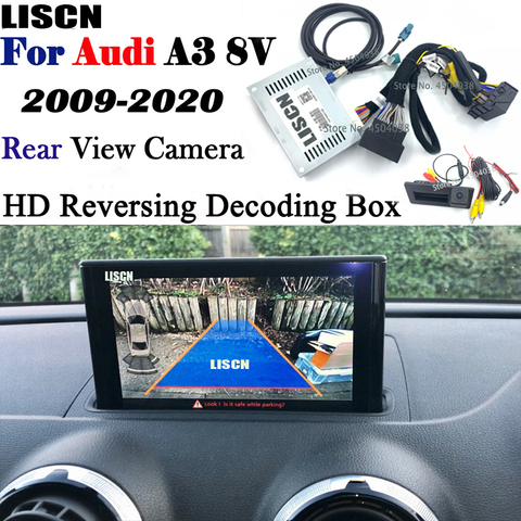 Reversing Camera For Audi A3 8v S3 8p MMI 3G 2009~2022 backup camera Interface Adapter Front Rear Camera Display Improve Decoder ► Photo 1/6