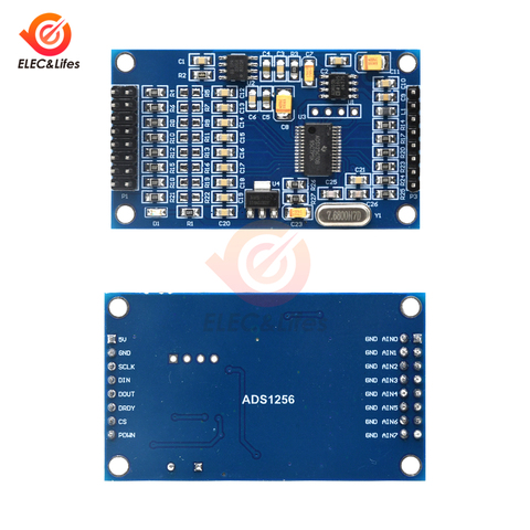 5V ADS1256 24 Bit 8 Channel ADC AD Module SPI Communication High precision ADC Collecting Data Acquisition Card ► Photo 1/6