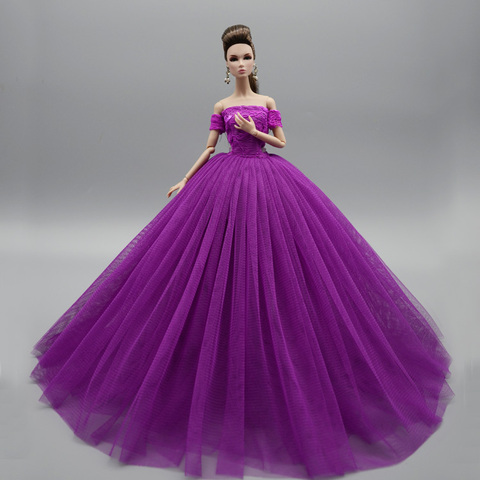 Doll long wedding dress accecssories suits clothes for your barbiee dolls BBI201010F ► Photo 1/6