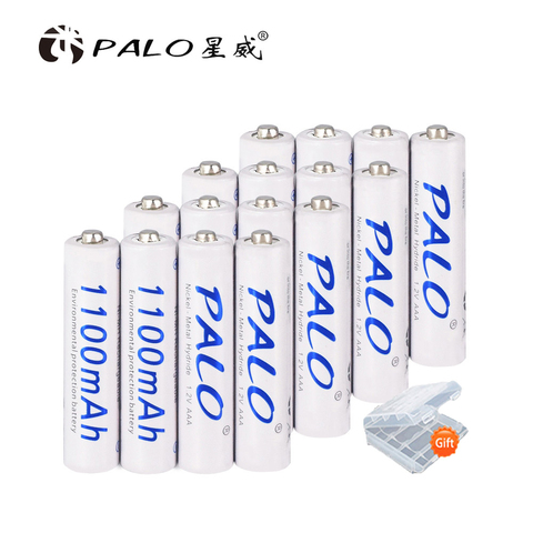 2-16 pcs AAA 1100mAh NI-MH rechargeable battery AAA 3A ni mh nimh 1.2V 1.2 volt  original high capacity current batteries ► Photo 1/6