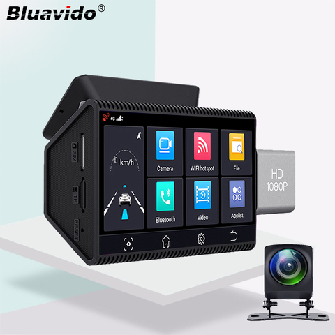 Bluavido 4G Android Car DVR GPS Dual Lens 1080P WiFi dash cam Night Vision Auto Video Registrar driving recorder Remote monitor ► Photo 1/6