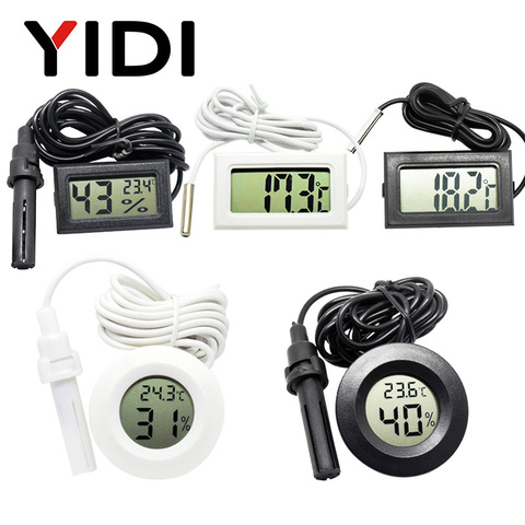 Mini LCD Digital Thermometer Hygrometer Gauge Tester Probe Incubator Aquarium Temperature Humidity Meter Sensor Detector ► Photo 1/6