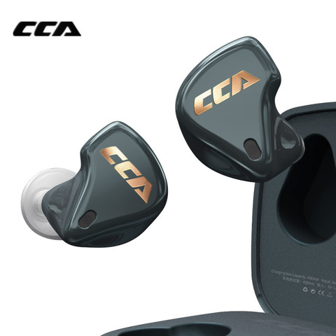 CCA CX4 1BA+1DD Hybrid TWS Bluetooth 5.0 Wireless Earbuds Earphone Headset Noise Cancelling Touch Control CCA C10 PRO CA16 VX ► Photo 1/6