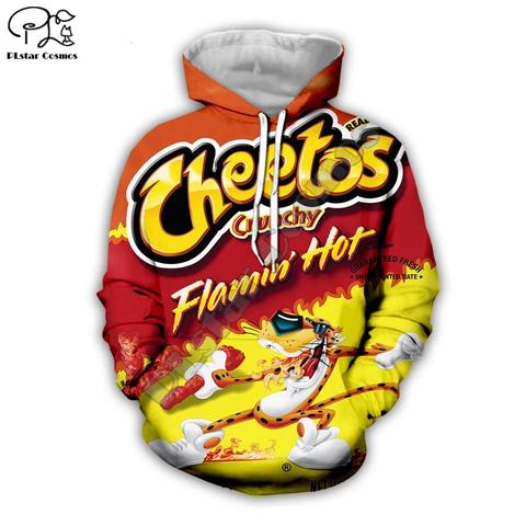 family matching outfits suit Cheetos Snack 3D Hoodie/Sweathsirt/t shirt/zipper/vest monther father son daughter Kid men pullover ► Photo 1/5