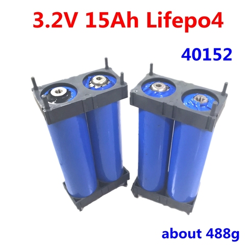 GTK Lifepo4 cylinder 3.2V 15Ah 40152 3.2V 15Ah Lifepo4 cells not 10ah for 12V 24v 48V power tools battery pack diy ► Photo 1/4