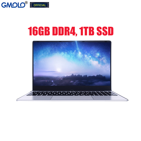 GMOLO 15.6inch notebook 16GB DDR4 1TB SSD Core I7 6th Generation gaming laptops Geforce dedicated graphics ► Photo 1/6