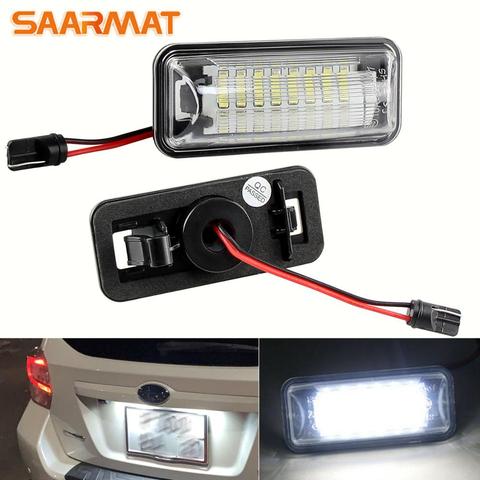 For Subaru BRZ Forester Impreza Legacy WRX XV Crosstrek TOYOTA FT86 GT86 LED Rear license plate light License Number Plate Light ► Photo 1/6