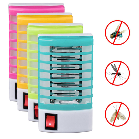 220V EU Plug Socket Electric Mini Night LED Mosquito Killer Lamp Fly Bug Insect Trap Catcher Light Night Lamp Killer Zappe ► Photo 1/6