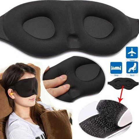 3D Sleep Mask Sleeping Eye Mask Eyeshade Cover Shade Eye Patch Women Men Soft Portable Blindfold Travel Eyepatch Eye CareTools ► Photo 1/6