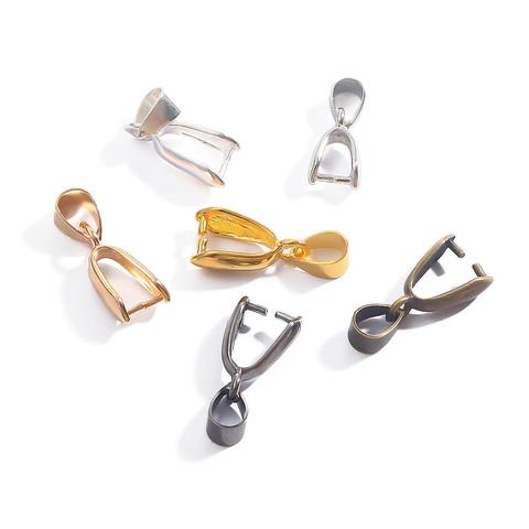 10pcs/lot Melon Seeds Buckle Pendants Clasps Hook Clips Bails Connectors Copper Charm Bail Beads For DIY Jewelry Making Supplies ► Photo 1/6