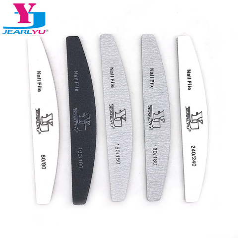 5pcs/lot Nail File Mix Color Limas 80/100/150/180/240 Nail Art Tool Sandpaper Disposable Cuticle Remover nail buffers nails file ► Photo 1/6