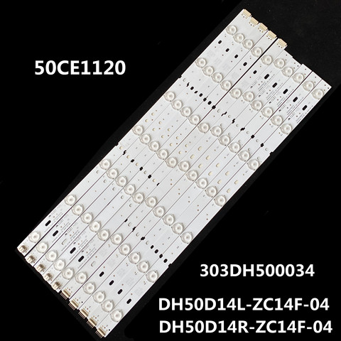 LED Backlight strip lamp for 50CE1120 DH50D14L-ZC14F-04 303DH500034 DH50D14R-ZC14F-04 X505BV CN50HA708 T201404034B DH50D14R ► Photo 1/3