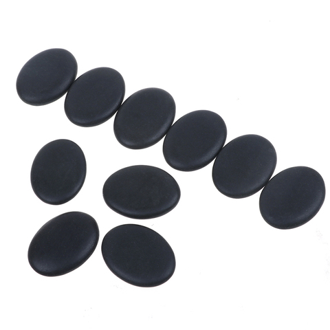 2pcs/6pcs Massage Spa Rock Basalt Stone Black Lava Natural Stone Beauty Stones Hot Sale ► Photo 1/6