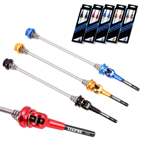 Bicycle Quick Release Skewer Ti Titanium Axle CNC Turning Cycling Hub Lightweight Quick Skewers For Outdoor Sports MTB Road Bike ► Photo 1/6