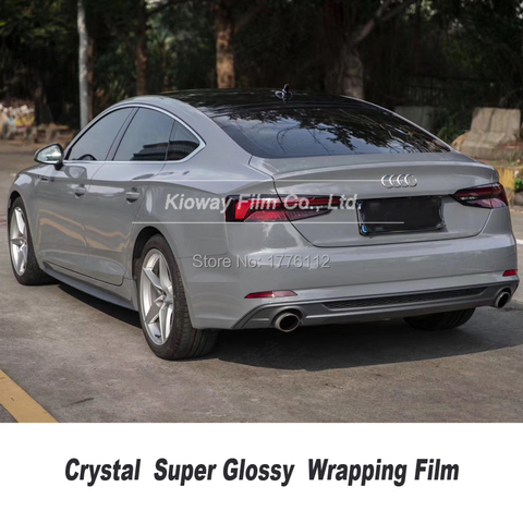 High Quality Nardo gray Glossy Vinyl Wrap Sticker crystal With Air Bubble Free Vehicle  Wrapping Foil Highest quality Adhesive ► Photo 1/4