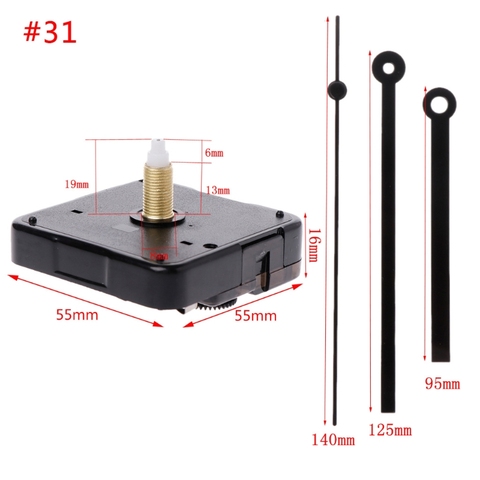 Quartz Clock Movement Mechanism Hands Wall Repair Tool Parts Silent Kit Set DIY 01# to 42# ► Photo 1/6