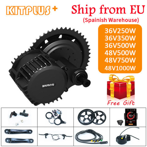 Bafang BBS01 BBS02 BBS03/BBSHD Mid Drive Motor 36V 250W/350W/500W 48V 500W/750W/1000W Electric Bicycle/Bike Ebike Conversion Kit ► Photo 1/6