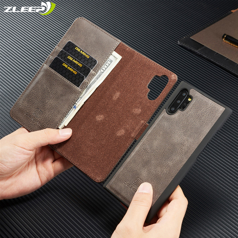 Removable Case For Samsung Galaxy Note 20 10 9 8 S20 FE Ultra S10 5G S9 S8 Plus S7 J6 2022 Leather Flip Magnetic Card Cover ► Photo 1/6