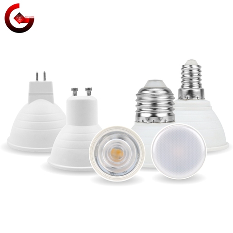 MR16 GU10 E27 E14 Lampada LED Bulb 6W 220V Bombillas LED Lamp Spotlight Lampara LED Spot Light 24/120 degree Cold/Warm white ► Photo 1/6