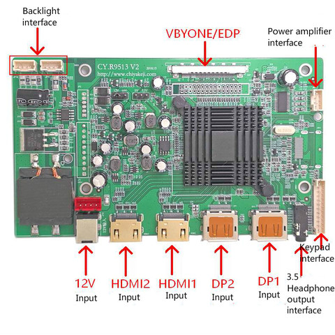 4K Drive Board HDR EDP VBO 2K 4K 144Hz LCD Drive Board ► Photo 1/3