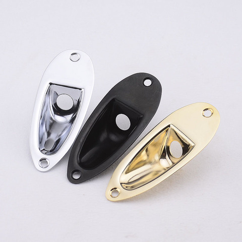 【Made in Korea】1 Piece GuitarFamily  Metal Jack Plate For  Electric Guitar  ( #0121 ) ► Photo 1/5