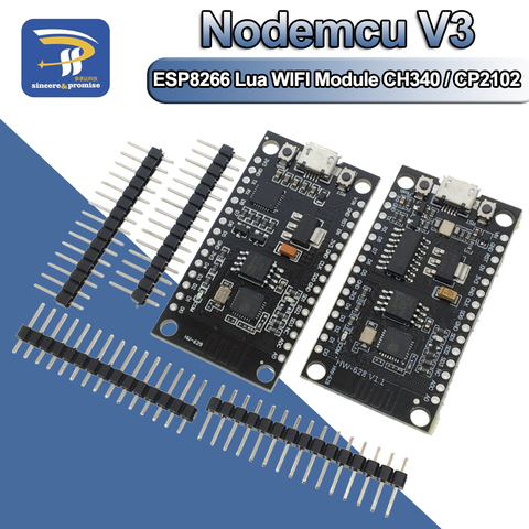 1PCS ESP8266 NodeMCU V3 CH340 Lua WIFI module + memory 32M Flash + USB-serial CH340G ► Photo 1/6