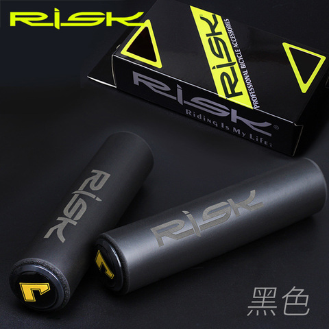 RISK Brand MTB Bike Bicycle Grips Cycling Handlebar Grips Ultra-light Antiskid Soft Silicone Bike Handle Grips Cover ► Photo 1/6