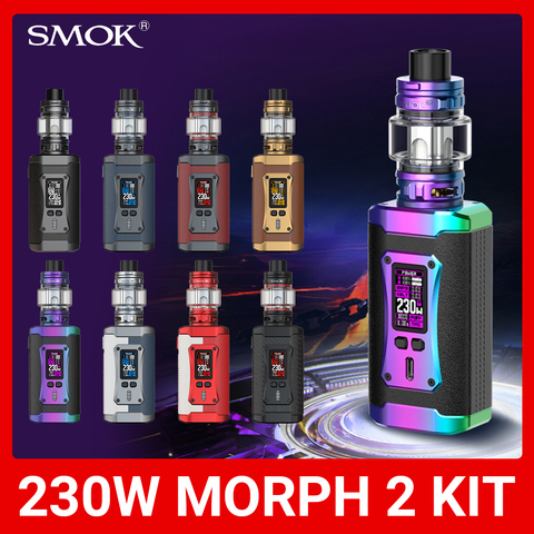 Vape SMOK Morph2 KIT Electronic Cigarette Box Mod 230W Vaporizer TFV18 TANK Pod System 7.5 ml VS  Cigarette Electronique 219 S50 ► Photo 1/6