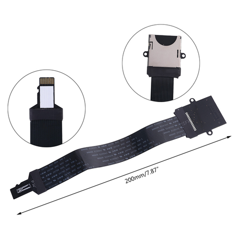 SD card Female to TF micro SD Male (SD to TF)Flexible Memory Card Extension cable Extender Adapter reader Cord Linker 20/48cm ► Photo 1/6