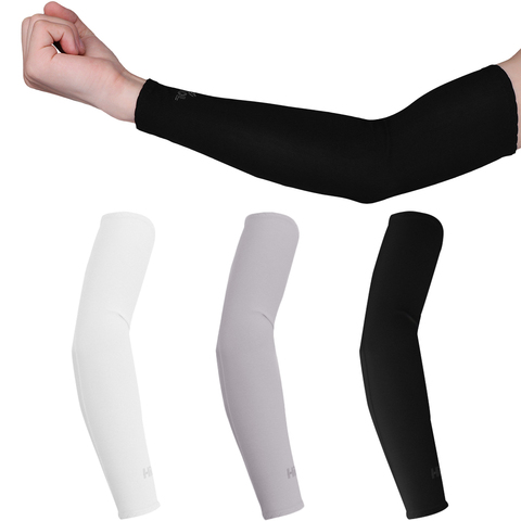 1 Pair Compression Sports Arm Sleeve Basketball Cycling Arm Warmer Summer Running Tennis UV Protection Volleyball Bands ► Photo 1/5