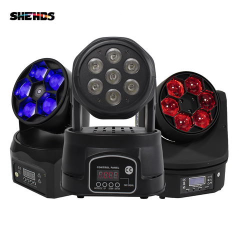 2PCS 6x15W Bee Eye Beam Wash 5x12W Moving Head 7x12W 7x18W RGBWA UV Stage Lighting DMX DJ Disco Christmas Party Music Sound ► Photo 1/6