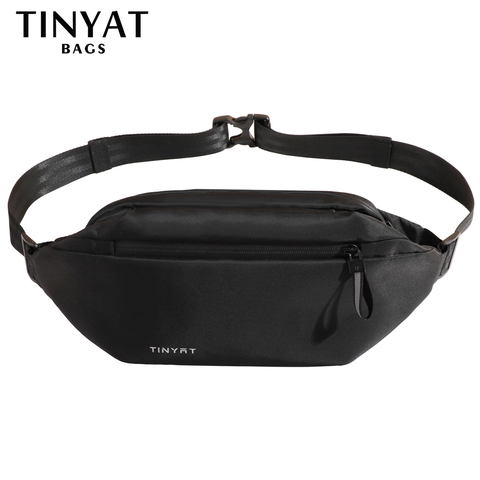 TINYAT 2022 New Multifunction Waist Bag for Men Anti-theft Belt Bags Male Waterproof Outside Chest Bag Pack Shoulder New Design ► Photo 1/6