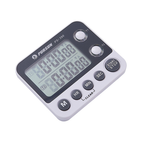 Luxury Electronic Timer Countdown/up 2 Groups 1/100 Timer Kitchen Stopwatch Portable centisecond Digital Magnetic Alarm Clock ► Photo 1/6