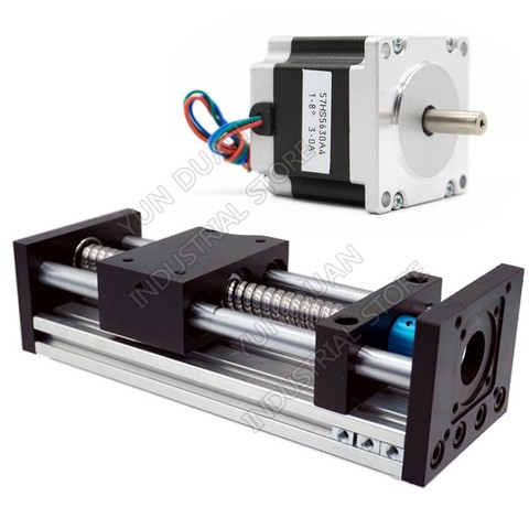 Motion Module Linear Guide Rod Optical Axis Sliding Table 16mm SFU1605 Ballscrew &1.2Nm 2Nm 3Nm NEMA23 57mm Stepper Motor Kits ► Photo 1/6