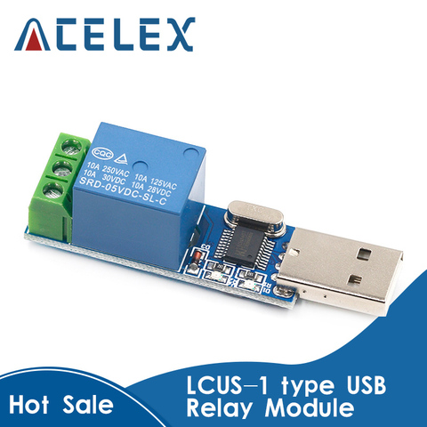 LCUS-1 type USB Relay Module Electronic Converter PCB USB Intelligent Control Switch ► Photo 1/6