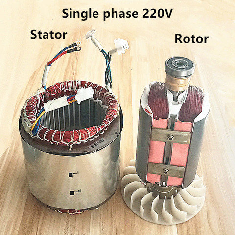 5 6.5 7 8KW stator single-phase 220V stator iron core Diesel gasoline generator accessories stator rotor,J20108 ► Photo 1/6