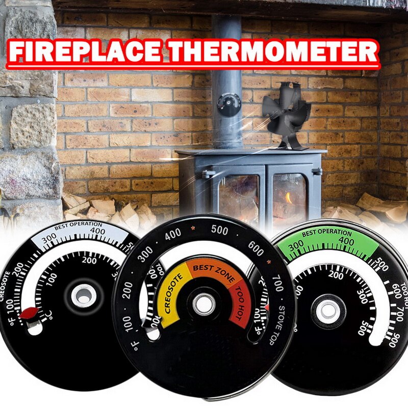New Magnetic Stove Thermometer Burner Fireplace Thermometer Household  Fireplace Fan Oven Thermometer Home Fireplace Accessories - AliExpress