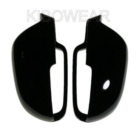 Side Wing Mirror Caps For Skoda SuperB B6 3T Octavia (1Z) MK2 A5  Covers 2009 2010 2011 2012 Black Pair ► Photo 1/5
