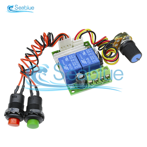 DC 12V 24V 3A 21kHz PWM DC Motor Speed Regulator Controller Board Adjustable Speed Control Reversible PWM Relay Module 6V-28V ► Photo 1/6