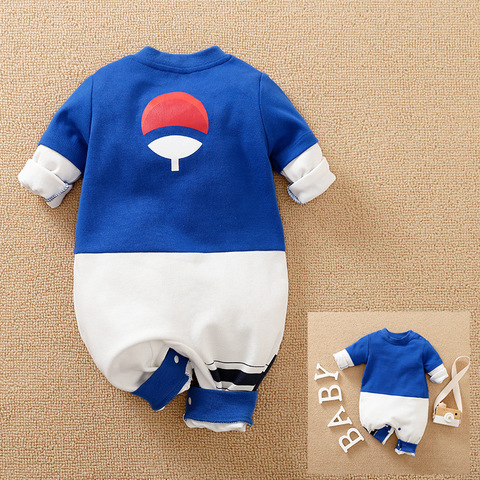 Anime Sasuke Cosplay Clothing  Newborn Baby Boy Clothes Children Overalls Romper Onesie Jumpsuit Outfit Kids Halloween Costume ► Photo 1/6