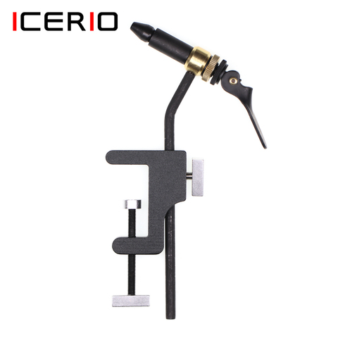 ICERIO Fly Tying Vise Fishing Fly Tools Brass C-clamp Tying Vise with Steel Hardened Jaws ► Photo 1/5