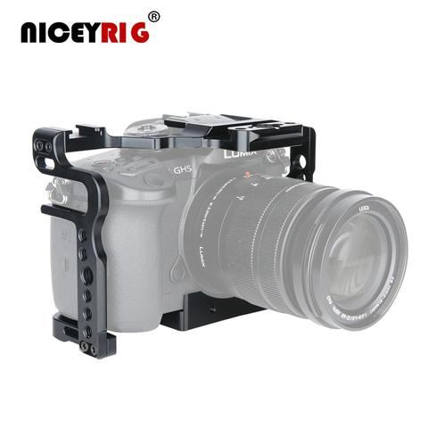 NICEYRIG gh5 gh5s Camera Case for Panasonic GH5 GH5S Camera Rig for Panasonic Lumix gh5s gh5 DSLR Cage Lumix gh5 Cover Video Rig ► Photo 1/6