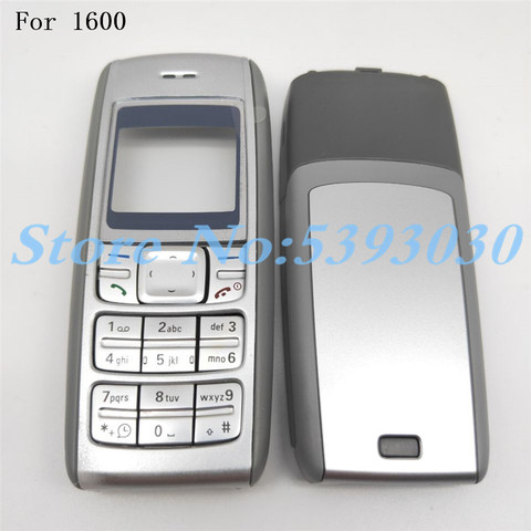 Full Housing Case Cover Facing Front Frame With KeyBoard Display Glass+Middle Frame+Back Cover For Nokia 1600 ► Photo 1/6