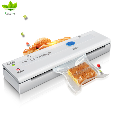 ShineYe DZ-108 Household Food Vacuum Sealer Packaging Machine Film Sealer Vacuum Packer Including Bags ► Photo 1/6