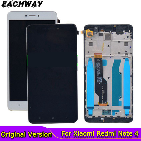 Global Version Xiaomi Redmi Note 4X LCD Display Touch Screen Assembly with Frame Replacement For 5.5